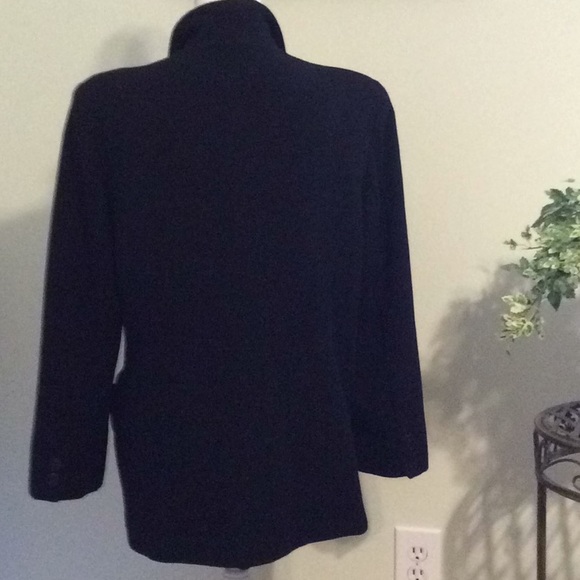 ❤️EUC MODIANO Black wool blazer, single button - Picture 3 of 6